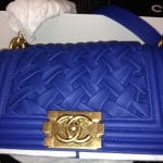 Chanel Cobalt Blue Chateau Boy Bag