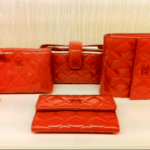 Chanel Coral Patent Wallets and Accessories