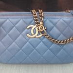 Chanel Dark Blue CC Crown Tote Bag