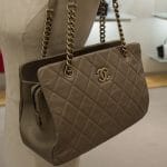 Chanel Gold CC Crown Tote Small Bag