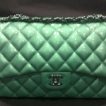 Chanel Green Patent Classic Mini Flap Bag