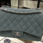 Chanel Grey Classic Jumbo Flap Bag