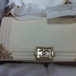 Chanel Ivory White Boy Bag