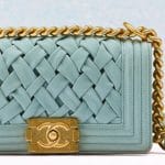 Chanel Light Blue Boy Chanel Chateau Bag