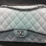 Chanel Light Blue Classic Medium Flap Bag