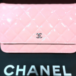Chanel Pink Patent Classic Quilted WOC Bag