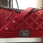 Chanel Red Boy Flap Bag