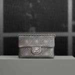 Chanel Silver Perforated Mini Flap Bag - Pre spring 2013