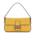 Fendi Chantilly Leather Baguette Bag