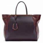 Fendi Dark Brown 2Jours Elite Bag