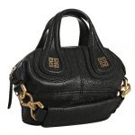 Givenchy Black Pebbled Leather Nightingale Mini Bag