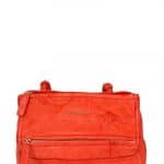 Givenchy Red Washed Leather Pandora Mini Bag