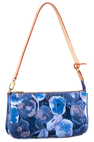 Louis Vuitton Spring Street Handbag NM Vernis Blue 667844