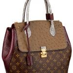 Louis Vuitton Burgundy Majestueux Tote MM Bag