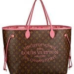 Louis Vuitton Rose Velours Neverfull GM Bag