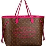 Louis Vuitton Indian Rose Neverfull MM Bag