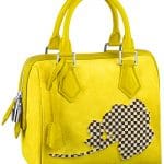 Louis Vuitton Yellow Speedy Cube PM Illusion Fleur Bag