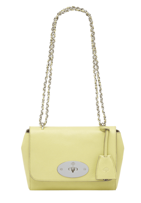 Mulberry Pistachio Glossy Goat Lily Bag