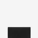Saint Laurent Black Patent YSL Logo Clutch Bag