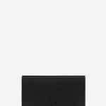 Saint Laurent Black Patent YSL Logo Clutch Bag