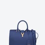 Saint Laurent Blue Petit Cabas Y Bag