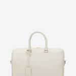 Saint Laurent Dove White Classic Duffle 12 Bag