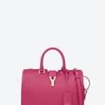 Saint Laurent Fuchsia Petit Cabas Y Bag