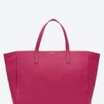 Saint Laurent Fucshia Reversible Shopping Bag