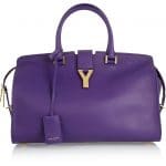 Saint Laurent Purple Cabas Bag - Spring 2013