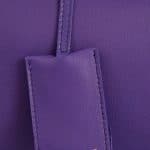 Saint Laurent Purple Cabas Bag - hang tag