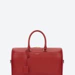 Saint Laurent Red Classic Duffle 12 Bag