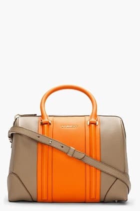 Givenchy Beige and Orange Lucrezia bag