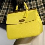 Mulberry Yellow Suffolk Bag