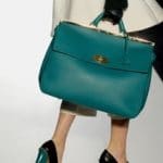 Muberry Turquoise Large Suffolk Bag