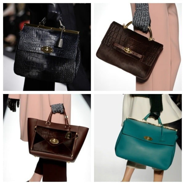 Mulberry Fall 2013 Runway Bag Collection at London Fashion Week ...