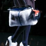 Fendi Fall 2013 Peekaboo Bag in White fur