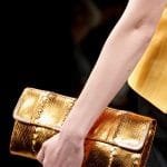 Bottega Veneta Fall 2013 Gold Clutch Bag 2