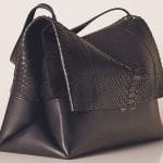 Celine Black Python All Soft Tote Bag