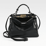 Fendi Black Peekaboo Mini Bag