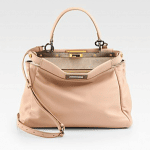 Fendi Nude Peekaboo Small Bag