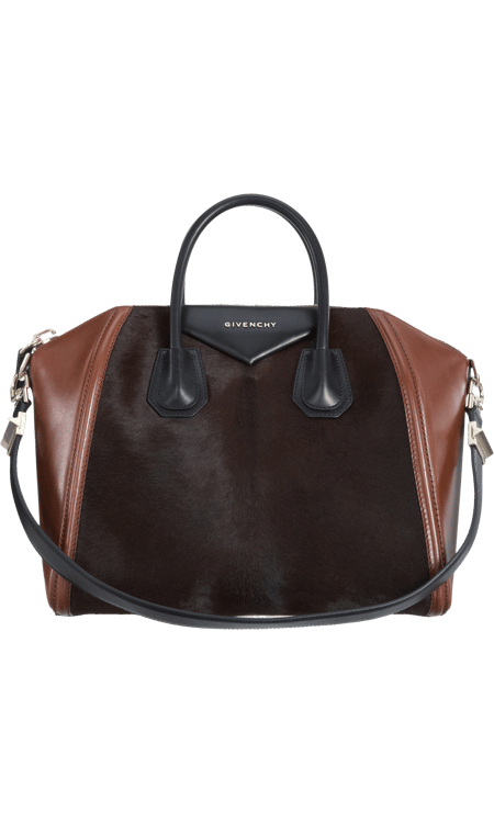 Givenchy Brown Calf Hair Antigona Bag