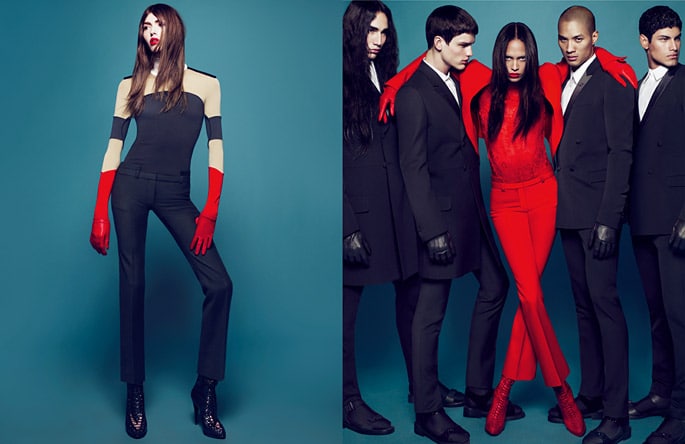 Joan Smalls & Paolo Rolden Givenchy FW 2010 Ad Campaign