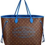 Louis Vuitton Blue Neverfull GM Bag