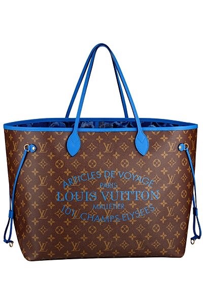 Louis Vuitton Spring/Summer 2013 Neverfull Bags with colorful trim | Spotted Fashion