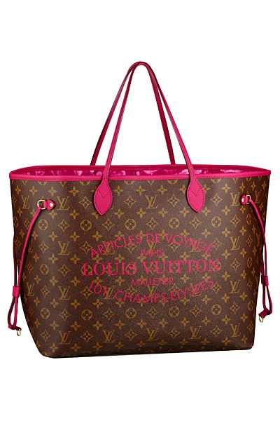 Louis Vuitton Spring/Summer 2013 Neverfull Bags with colorful trim | Spotted Fashion