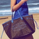 Louis Vuitton Blue Neverfull GM Bag