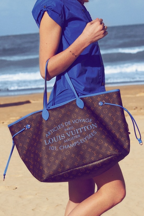 Louis Vuitton Spring/Summer 2013 Neverfull Bags with colorful trim -  Spotted Fashion