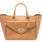 Mulberry Biscuit Brown Willow Tote Small Bag