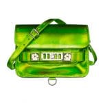 Proenza Schouler Green PS11 Classic Iguana Rainbow Mini Bag