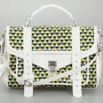 Proenza Schouler Sunshine : White Woven PS1 Bag